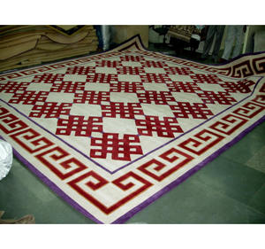 Tamaño personalizado alfombras Alfombra de lana hecho a mano de la india alfombra - Product Image 5