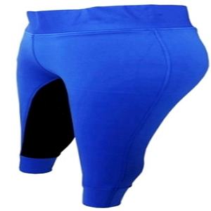 Culotte équestre extensible en silicone confortable pour l'entraînement sportif à cheval et le travail à la main/au gymnase - Product Image 1