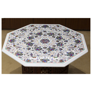 โต๊ะฝังกาแฟ Pietra Dura Octangle - Product Image 1
