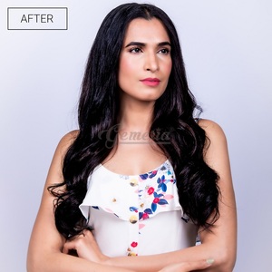 Extensiones de Cabello Remy Indio Tyagi con Clip, Set de Una Pieza y Set de 7 Piezas con Empaque, Venta al Por Mayor - Product Image 2