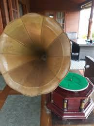 Gramophone en laiton doré, haut de gamme, fabrication indienne, prix de gros, - Product Image 5