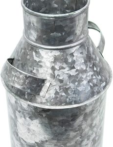Top Quality Handmade Galvanized Milk Can Garden Flower <b>Pot</b> Best Selling Round Shape Indoor Outdoor Use Elegant <b>Plant</b> Display - Product Image 4