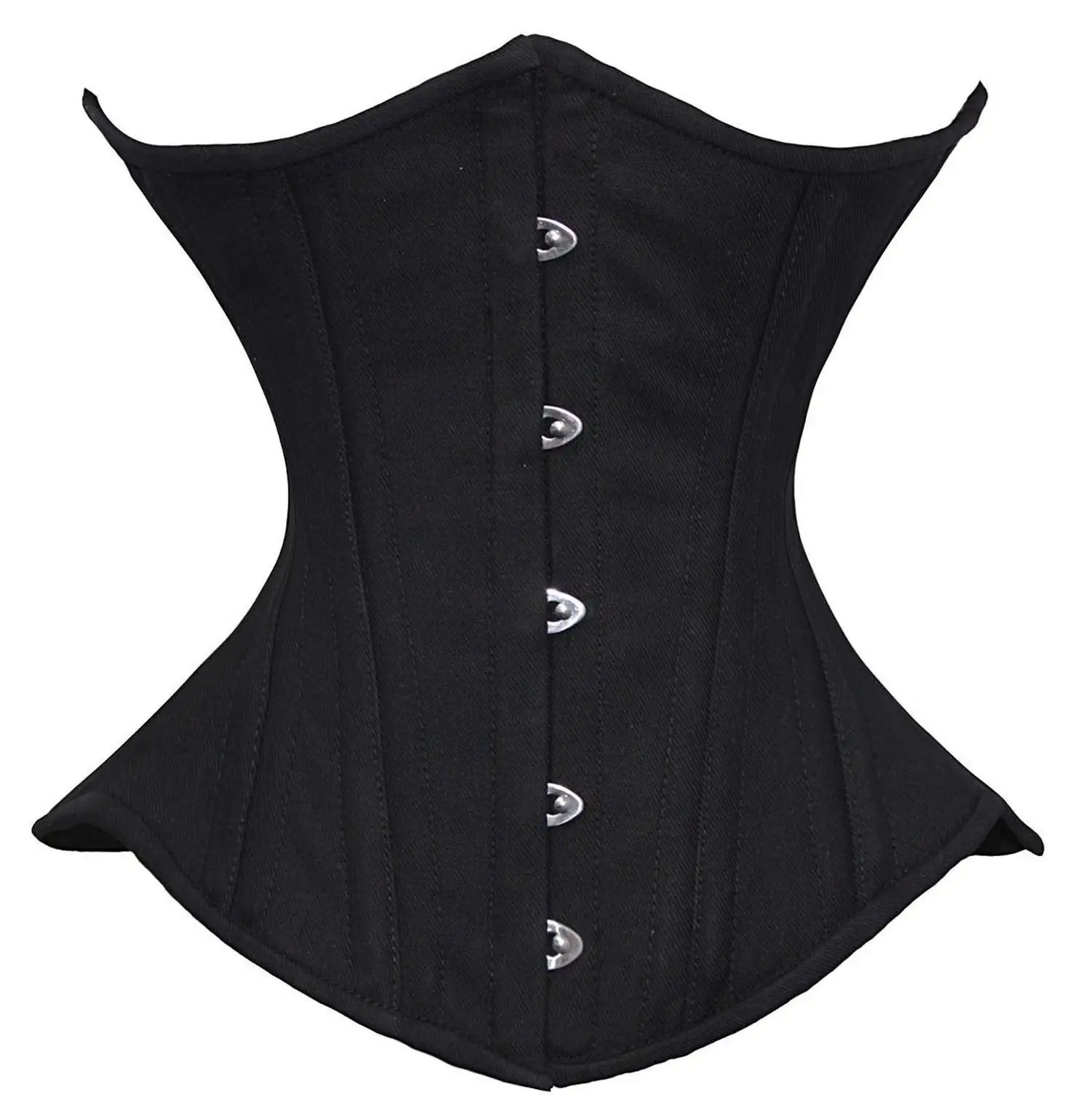 High Quality Tight Lacing Waist Shaper Steel Boned Under bust Cotton Corset