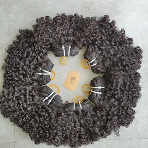 Extensiones de Cabello Humano Virgen Remy con Rizo Euroasiático, 100g por Paquete, Precio al por Mayor - Product Image 1