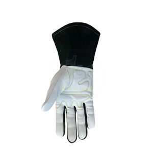 Tig Star XL Gants de sécurité Gants de soudage en cuir et caoutchouc antidérapants et anti-chaleur pour la protection des mains et des bras - Product Image 3