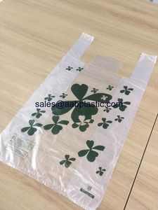 Bolsa de plástico lateral personalizada con impresión de logotipo para compras y embalaje - Product Image 4