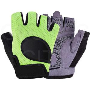 Gants d'entraînement en cuir demi-doigt écologiques GANTS antidérapants personnalisés City Universal Gym Fitness Gant d'haltérophilie - Product Image 1