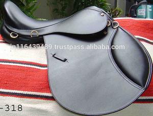 VOULEZ VENDRE Show Selle en cuir de cheval à usage général NOIR BRUN TAN EN DOLLAR 35 TAILLE 14 15 16 17 18 - Product Image 4