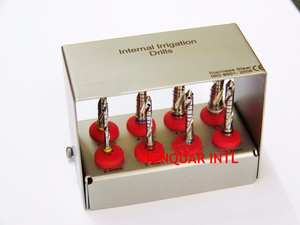 Brocas para Implantes Dentales, 8 Uds., Irrigación Interna, Acabado Pulido, Certificado CE, Instrumentos Quirúrgicos Dentales de Alta Calidad - Product Image 3