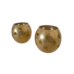 Ensemble de 3 bougeoirs votifs en laiton au design classique, qualité supérieure, forme ronde, bougeoirs votifs en provenance d'Inde - Product Image 5