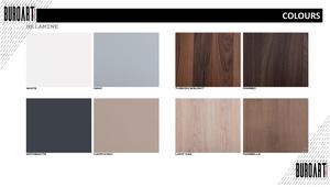 OEM/ODM 160*40*168h Classeur commercial modulaire en bois Design moderne MDF convertible Home Office School Furniture Factory - Product Image 3