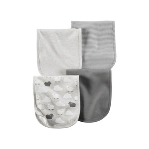 100% อินทรีย์มัสลินผ้าฝ้ายเด็ก Burp ผ้าด้านหน้าผ้าฝ้ายขนแกะด้านหลังผ้านุ่มพิเศษที่มีโลโก้ที่กำหนดเอง - Product Image 1