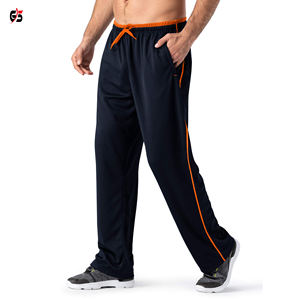 Pantalon de survêtement pour hommes de qualité supérieure Pantalon de jogging Logo personnalisé Impression Broderie 100% Polyester Tissu OEM Gym Running Wear - Product Image 4