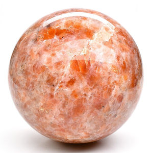 Bola de cristal curativa de esfera pulida de piedra solar de primera calidad al por mayor para meditación de atracción de amor y decoración del hogar - Product Image 1