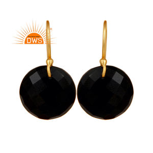 Pendientes colgantes de piedras preciosas de ónix negro Natural de Plata de Ley 925, joyería para mujer, regalo para ella - Product Image 1