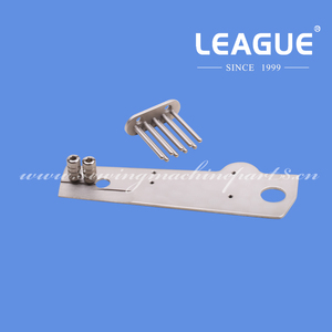 91-044251-21 Band führung, 91-040894-21 Binde halterung komplett mit Band führungs schrauben für Pfaff 335, 345, 545, 1245, 2235-1295 - Product Image 1