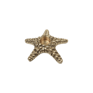 Haute qualité étoile de mer dorée noël décoratif bougeoir décoration de la maison haute qualité bougie pilier titulaire - Product Image 1