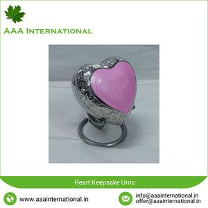 American Style Heart Shape <b>Keepsake</b> Cremation Urns <b>for</b> <b>Ashes</b> - Product Image 5