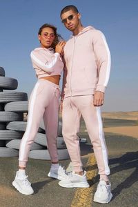 Phụ nữ mỏng phù hợp với phòng tập thể dục Hoodie và chạy bộ đặt Skinny Tracksuit với ngọn và đáy-Hoạt động mặc - Product Image 4