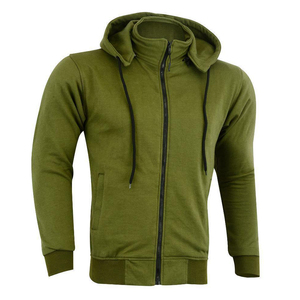 Vêtements de sport pour hommes Sweat à capuche de course de moto respirant et coupe-vent avec armures amovibles Doublure de protection en polaire grande taille - Product Image 5