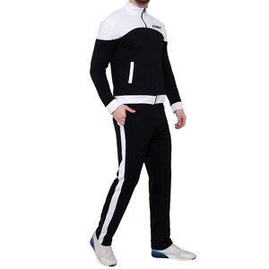 Wholesale Men's Stripped Hoodie With Matching Trousers Fitness Sports Tracksuit - Product Image 4