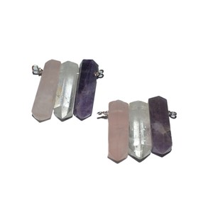 Best Saler of Assorted Quartz Stone Wrap Pendant : Assorted Quartz Stone Wrap Pendant for Sale - Product Image 1