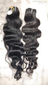 Solo pelo natural indio ondulado. Extensión de cabello humano ondulado de cuerpo natural. Cabellos humanos de templo - Product Image 4