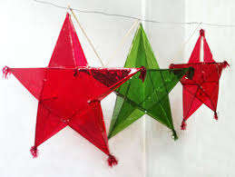 Lanterne étoile Lanterne papier étoile LANTERNE EN SOIE - Product Image 3