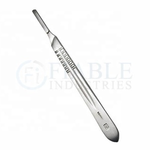 Custom Sizes #4 Stainless Steel Surgical <b>Scalpel</b> Handle (<b>Knife</b>) Mirror/Satin Polish CE Certified Manual Class I Instrument 3-5 - Product Image 1
