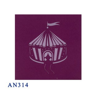 Tarjeta de Felicitación Pop-up 3D Hecha a Mano en Vietnam con Diseño de Elefante en el Circo, Impresión Offset, 5x7 Pulgadas, Barnizado Mate, Edición de Aniversario - Product Image 4