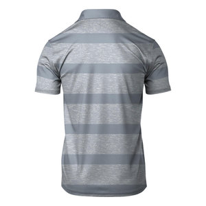 Polo homme à manches courtes, col Henry, en coton polyester, tendance et élégant, OEM. - Product Image 3