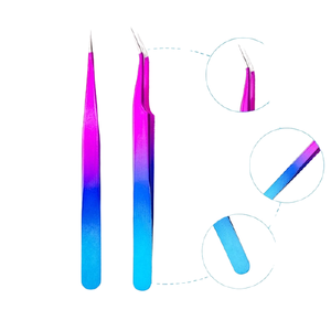 แหนบขนตาสีรุ้งหลากสี12ซม. แหล่งพลังงานด้วยมือ - Product Image 3