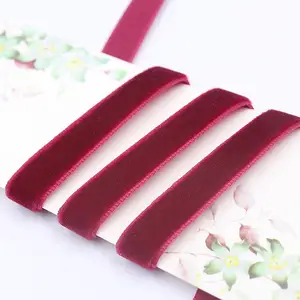 high quality Velvet ribbon color chart