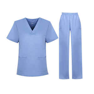 Uniforme médico personalizado para enfermera, traje de enfermería elástico para Hospital, elegante, desechable, personalizado - Product Image 4
