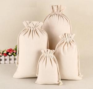 Cotton <b>Pouch</b> Jewelry <b>Pouches</b> Muslin <b>Drawstring</b> Bags Party Favor Bag - Product Image 4