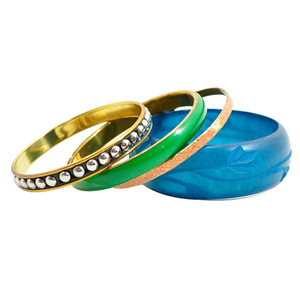 Multicolored Acrylic Fashion <b>Bracelet</b> Set New Plastic Bangles Designed in India for Women and <b>Girls</b> - Product Image 1