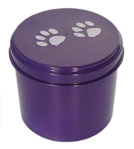 Urna de cremación de PET redonda personalizable para gatos, ataúd de plástico para mascotas con patrón único - Product Image 5