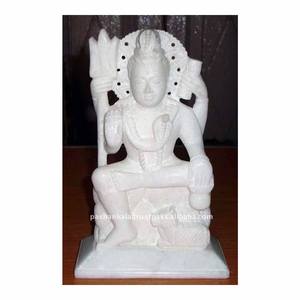 หินอ่อนสีขาวพระอิศวรรูปปั้นไอดอล - Product Image 1