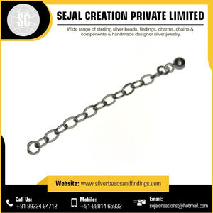 Sejal Creation Exportador de componentes de plata esterlina de primera calidad, incluidos los hallazgos de joyería de cordón de cuero, vidrio para la fabricación de joyas - Product Image 4