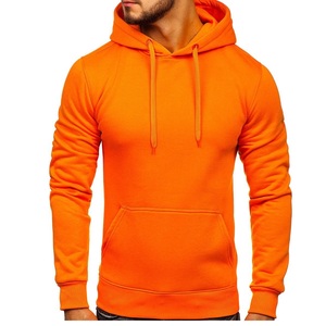 Sweat-shirt à capuche d'hiver pour femmes et hommes, sweat à capuche décontracté en molleton de couleur unie avec manches régulières dans des couleurs personnalisées, Meilleure vente - Product Image 1