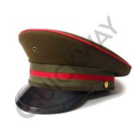 Venta al por mayor mejor alta calidad uniforme ceremonial oficial pico gorra personalizada todo el diseño y logotipo 2024