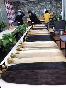 Extensions de cheveux humains Remy lisses, couleur mixte, cuticules alignées, vierges, haute qualité, prix de gros - Product Image 5