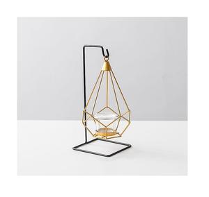 Buena linterna de vela colgante de metal y vidrio con soporte Fabricante y exportador Nuevo diseño Linterna colgante de metal y vidrio - Product Image 1