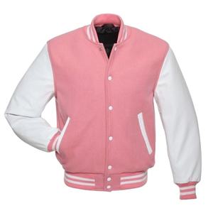 Chaquetas Varsity Letterman de Alta Calidad, Cuerpo de Lana, Mangas de Cuero Genuino, Ropa de Invierno, Chaqueta Masculina Elegante y con Estilo - Product Image 3