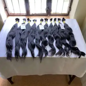 Excellent Quality Best Selling Remy Hair 100% Raw Unprocessed Virgin Indian Temple Tape Hair Human Hair Extensions from India