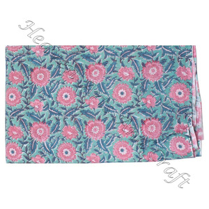 Conception personnalisée Tissu en coton imprimé à la main pour vêtement Textiles de maison Ameublement et accessoires de sac Matière première Tissu imprimé - Product Image 1