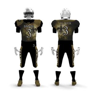 Uniformes de fútbol americano OEM al por mayor, uniformes de fútbol personalizados baratos / Paquete de uniformes de fútbol americano personalizados. - Product Image 5