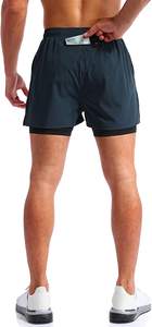 Shorts de sport avec poches pour hommes, séchage rapide, entraînement, gymnastique - Product Image 6