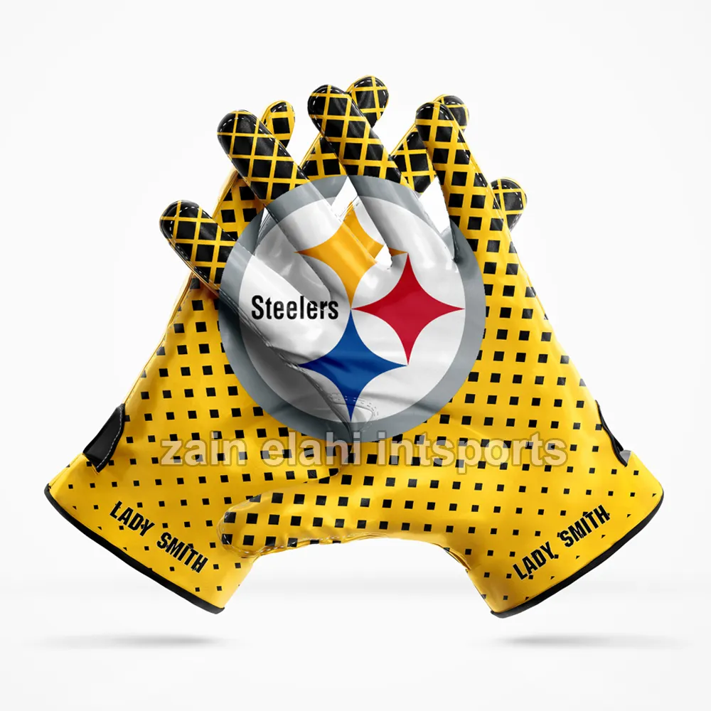 Guanti antiscivolo per adulti guanti da Football americano per adulti di alta qualità in lattice 2024 per allenamento ventilato