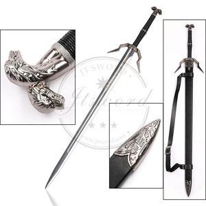 <strong>The</strong> <strong>Witcher</strong> III <strong>Wild</strong> <strong>Hunt</strong> Cosplay Prop Geralt Silver Sword Replica - Product Image 1